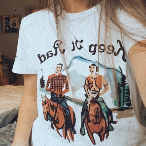 Figleaffashion Tops - Now available Keep it Rad Western Grahic Tee